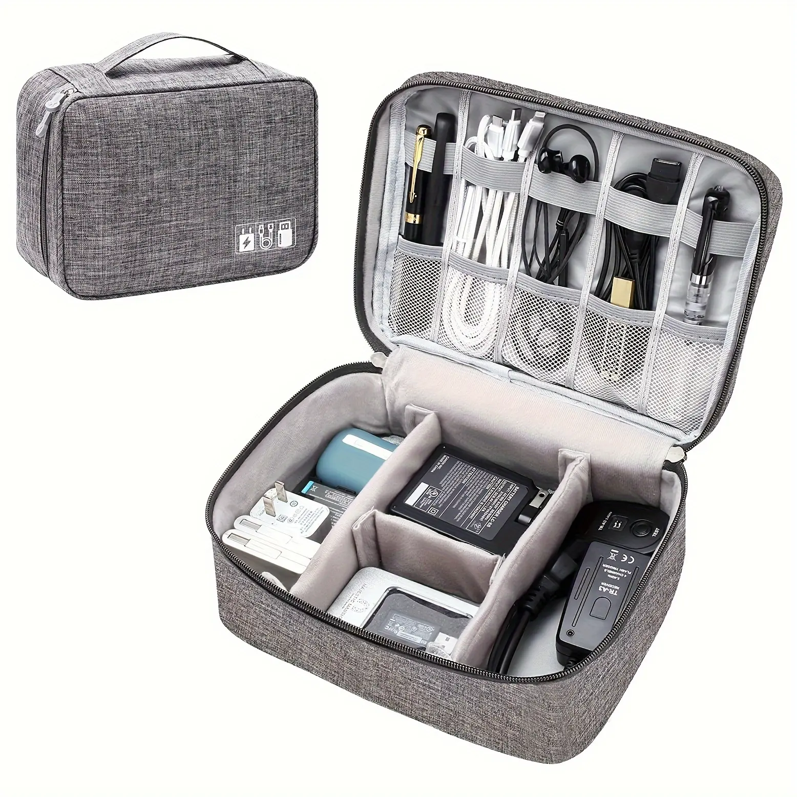 Digital storage bag, multifunctional data cable, charging power cable, mobile phone, headphones, digital products, electronic classification and sorting bag