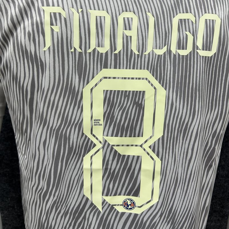 2025 2026 New America Club Third Away No.8 Fidalgo Short Sleeves Football Jersey Top