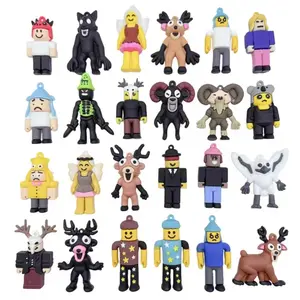 24-Piece Forest Night Decor Set, Collectible Tabletop Ornament, Decorative Figurines, Steal a Bag Included, Perfect for Home & Office Decoration, Cute Collectible Figurines