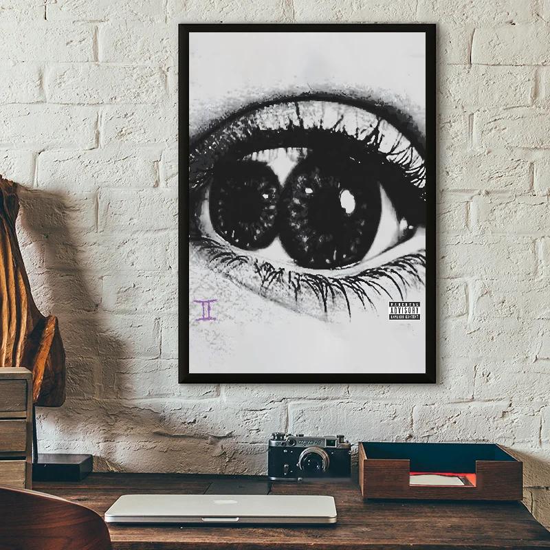 Lucki Rapper Retro Poster Canvas Painting Cafe Bar Room Modern Home Living Room Bedroom Wall Decoration Art