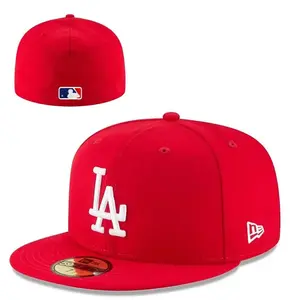 New Era MLB LA Dodgers Snapback Baseball Cap – LA Dodgers NY Yankees Braves Pirates Adjustable Flat Brim Hat, Embroidered Team Logo Streetwear Fashion Cap for Men Women, Classic Hip Hop Sports Hat
