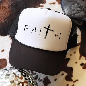 Faith Trucker Hat - Spring Western Trucker Hat