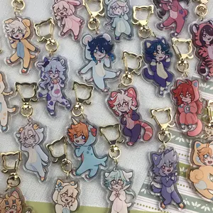 Genshin Impact - Genshin Onesie Keychains Vol. 1, Genshin Animal Kawaii Anime Keychain, Cute Keyring Accessory, Fun Charm For Backpack Or Purse | High Quality and Customer Favorite Items