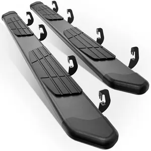 【EYOUHZ】6" Running Boards Compatible with Chevy/GMC Silverado/Sierra 1500 2007-2018, 2500HD/3500HD 2007-2019 - Crew Cab Only - Not for Diesel, Side Step Rails Aluminum Alloy Nerf Bars