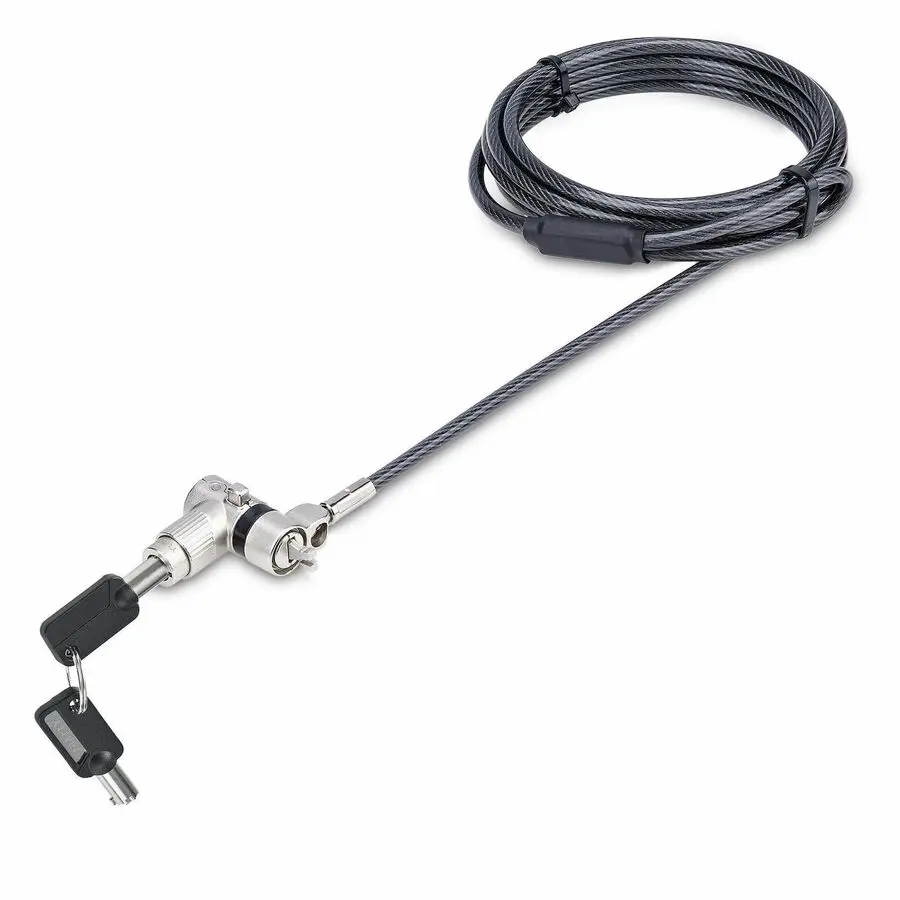StarTech 3-in-1 Universal Laptop Lock 6.6ft, Master Keyed UNIVKMKO-LAPTOP-LOCK