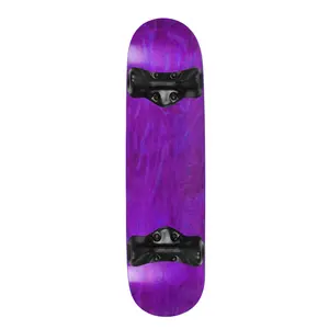 Softrucks Practice Complete - 7.75" Stained Purple Deck / Black Trucks