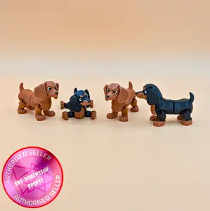TriDimension Prints - Dachshund Dog miniature Figurine - desk pet - decor - buy now