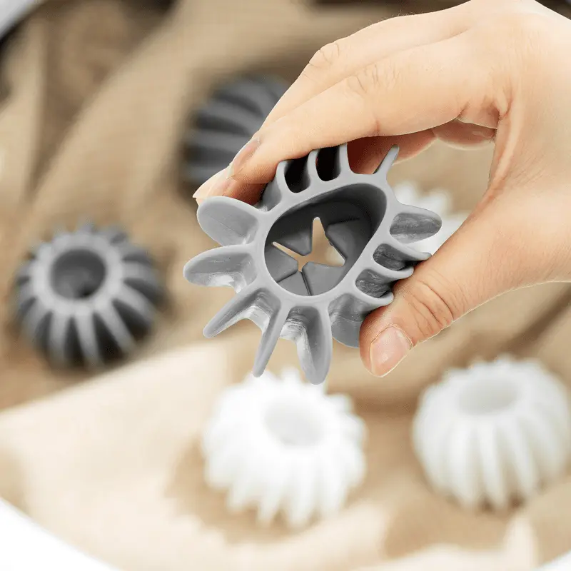 8pcs Reusable Silicone Laundry Balls - Anti-Tangle, Soft, Smooth Cleaning for Wrinkle-Free Clothes