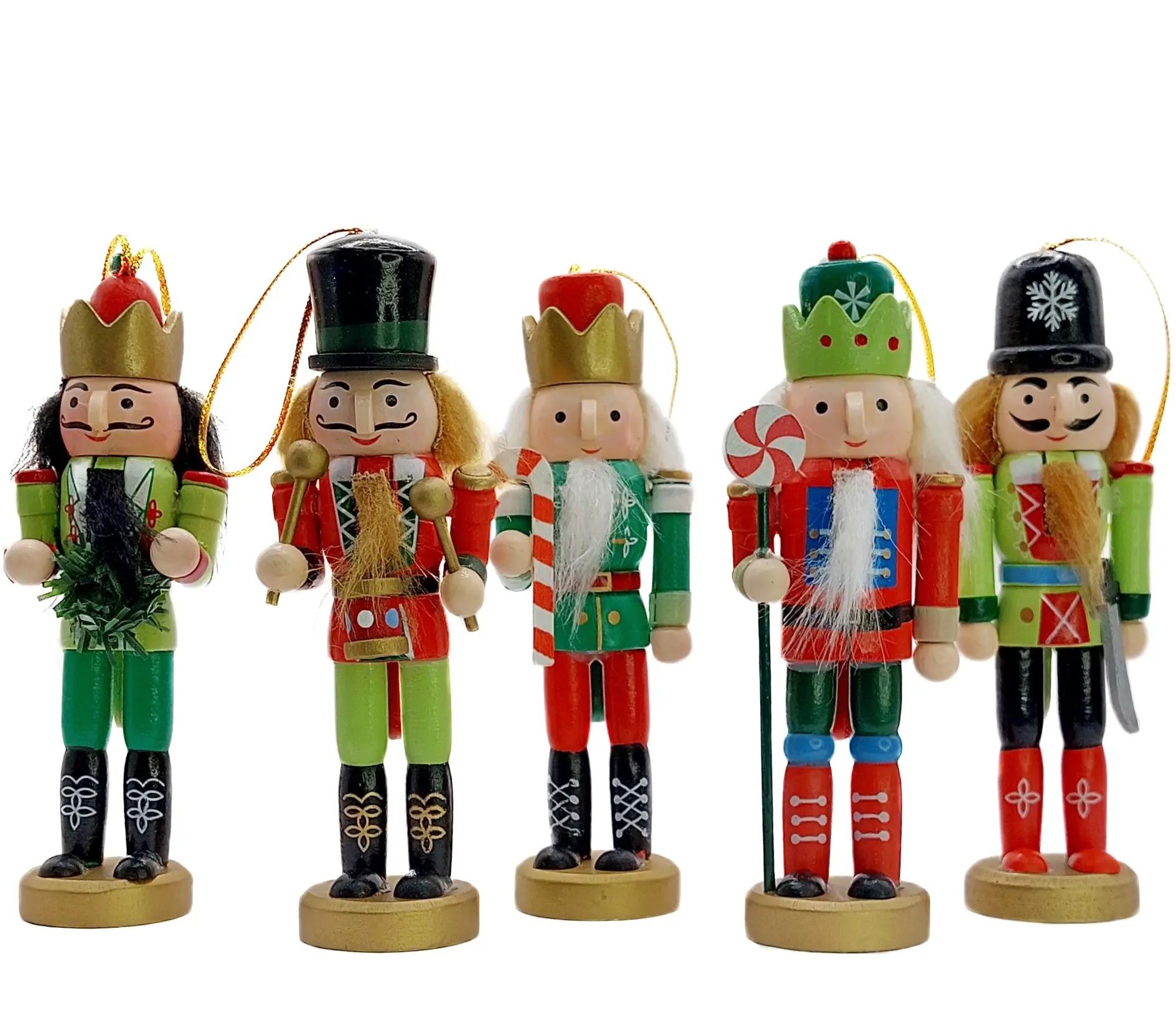Classic Wooden Nutcracker Decoration by Wizardi F07M14-15-N01626
