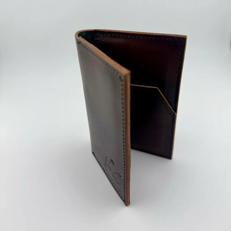 Marbled Horween Shell Cordovan Wallet Card Holder
