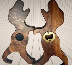 Dino Oven Puller & Bottle Opener Handcrafted Wood T-Rex Design with Strong Magnet for Safe Oven Racks Fun & Functional Kitchen Gadget