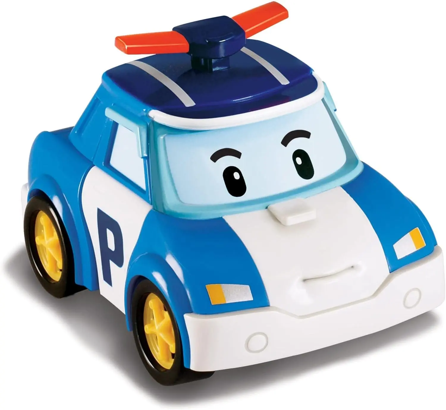 Model & Toy Vehicles Transforming Robot, 4" Transformable Action Toy Figure Vehicles, Police Emergency Vehicle Playset, Holiday Birthday Rescue Car Toys Gift for Boys Girls