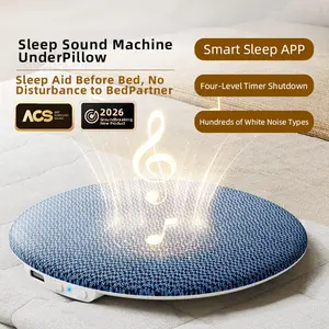Ultra Thin Pillow Bluetooth Speaker for Sleep ComfortableNight Audio Without Earbuds Quiet Portable Rechargeable