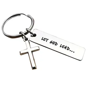 Spiritual Pendant Key Rings Portable Holder Stainless Steel Bag Accessory