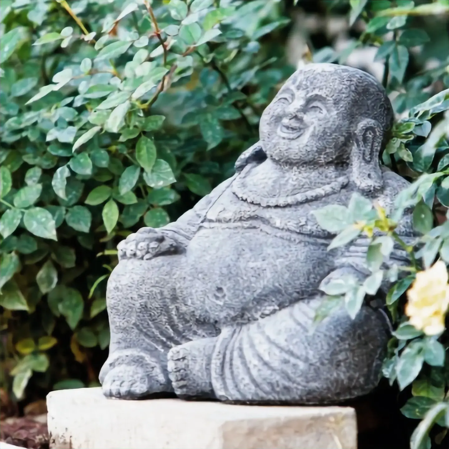 Small Laughing Buddha For Home or Garden