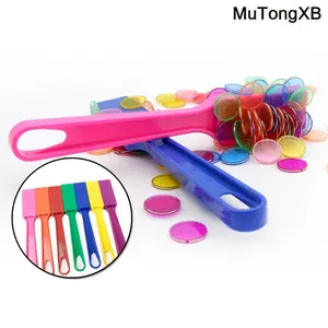 Educational Toys Magnetic Stick Horseshoe Magnet With Metal Circle Transparent Piece Colorful Small Round Piece Kindergarten Physical Magnetic Toys Christmas, Halloween Gift Educational Toys