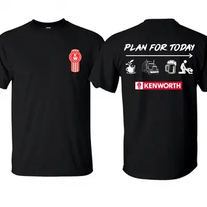 Kenworth T-Shirt, Plan for Today with Classic Kenworth Logo, Premium Cotton Fabric, Unisex Fit for Men and Women, Perfect Gift for Proud Truck Drivers