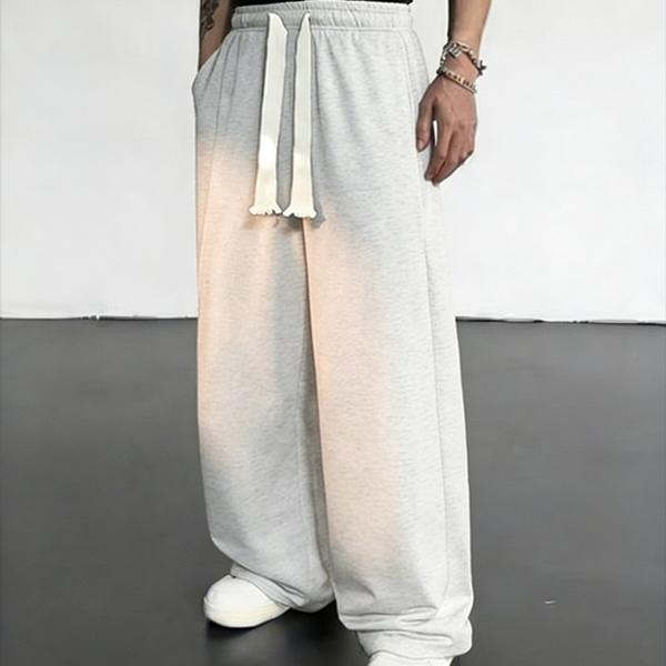 2PACK Men's Oversized Wide Leg Sweatpants  Trendy Drawstring Streetwear Pants, Comfy Lounge & Gym Track Pants