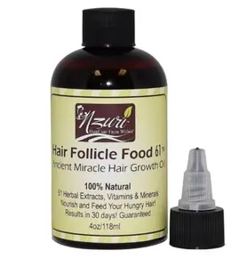 Nzuri Hair Follicle Food 61- Ancient Miracle Hair Growth Oil™ 4oz.