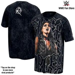 Rhea Ripley ProSphere Superstar Graphic Tee Men Top Shirt Wash 230gsm Cotton – Nightmare Era Rise, Brutal Strength, Championship Reigns, Judgment Day Power, Fearless Main Event Career & Viral Streetwear Must-Have for WWE Fans