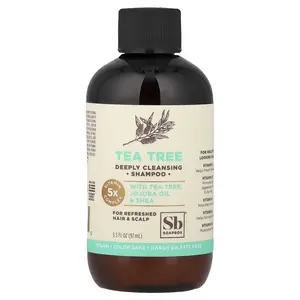 Soapbox Deeply Cleansing Shampoo, Tea Tree, 3.3 fl oz (97 ml)