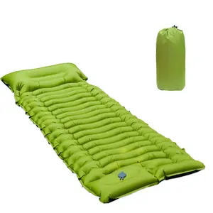 PAKICETUS Ultra Light Air Mattress Inflatable Camping Bed with Built-In Foot Pump and Soft Pillow Compact Portable Outdoor Gear Ideal for Hiking Backpacking Camping and Outdoor Adventures