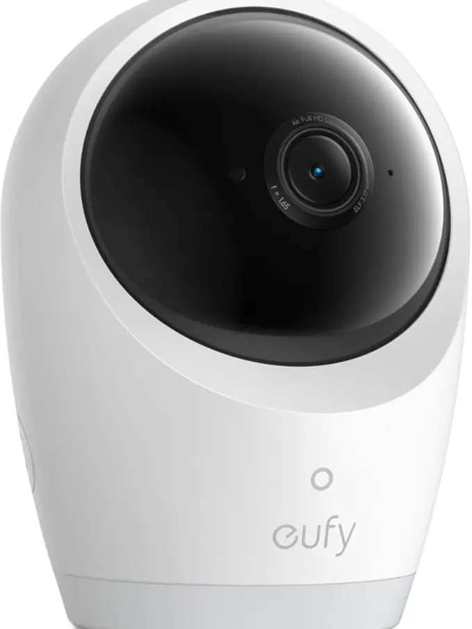 eufy Security Baby Monitor E21 Add-On Camera, 4K UHD Resolution, 330° Pan and 60° Tilt, 8× Zoom, Night Vision, 5000mAh Built-in Battery, ANR