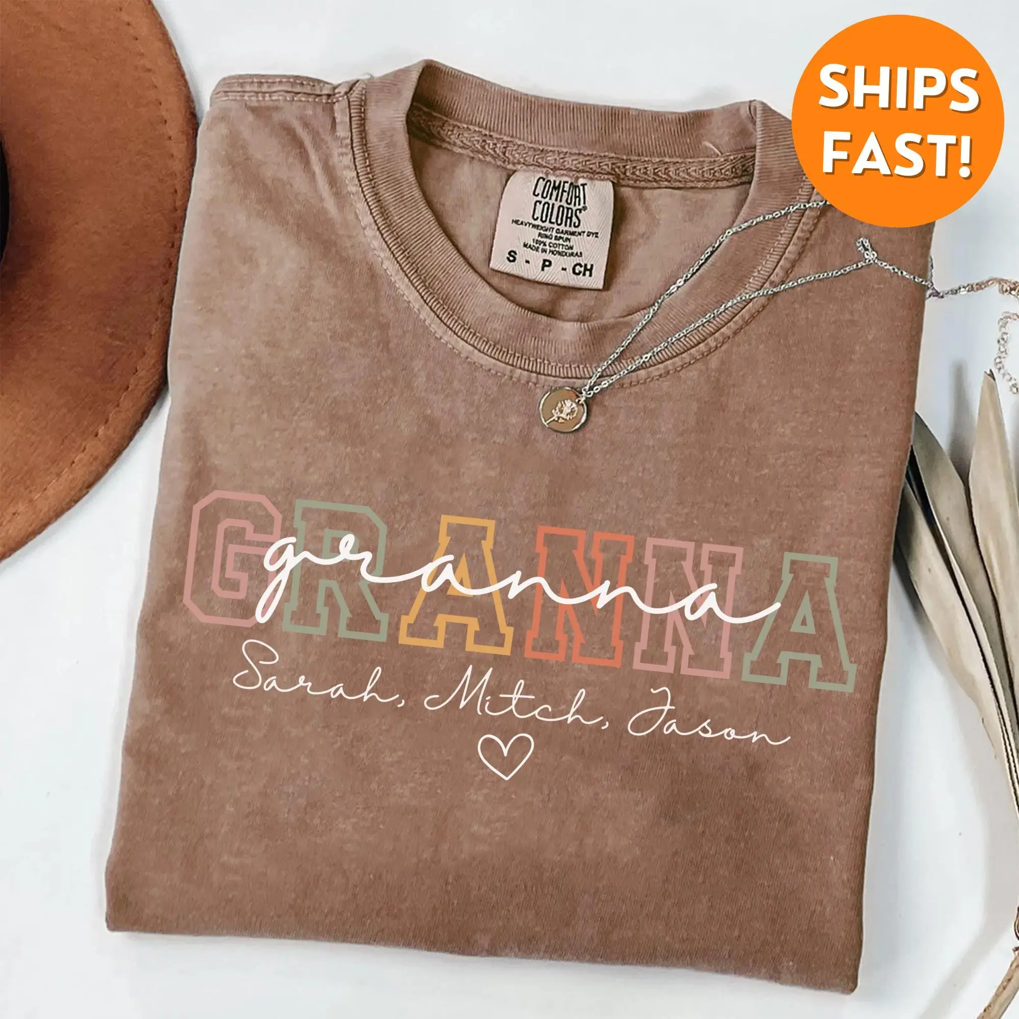 Comfort Colors Granna Shirt, Granna Tshirt, Granna Shirt, granna announcement gifts, mothers day gift, grandma shirt