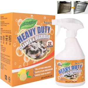500ml  Kitchen Degreaser   - Heavy Duty Cleaning  - For Stubborn Splatters, Stove Top, Grill, Drip Pans, & Oven -   Surfaces ,  Scent