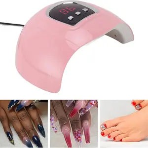 Intelligent UV LED Nail Lamp - 54W Dual Light Source, for Fast and Efficient Nail Curing
