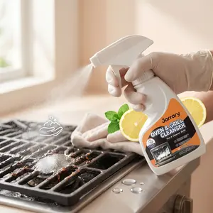 Jarrary Oven Grill Cleaner, Heavy Oil Stain Remover, Quick Dissolve, Gentle on Interior, Multi-Functional Cleaning Agent