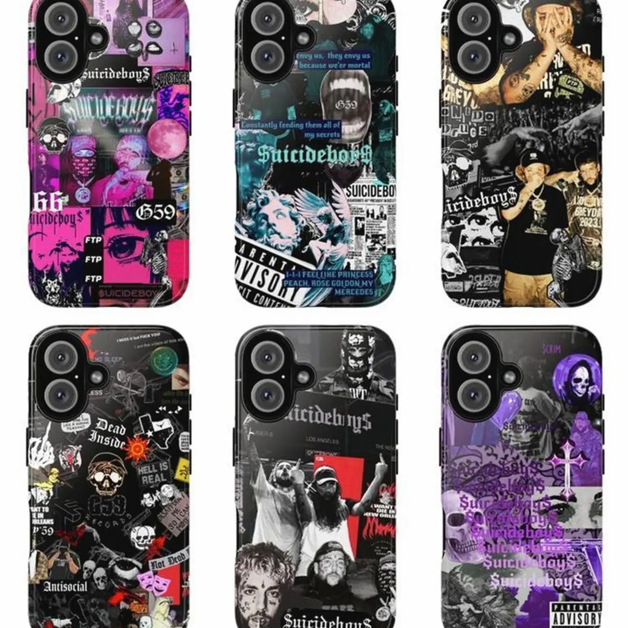 Uicide.boys Phone case, Greey Day 59 Cover, SBoy G59 Phone Case - Gift For Fan Phone Accessories, Compatible with iPhone X, 11, 12, 13, 14, 15 & more