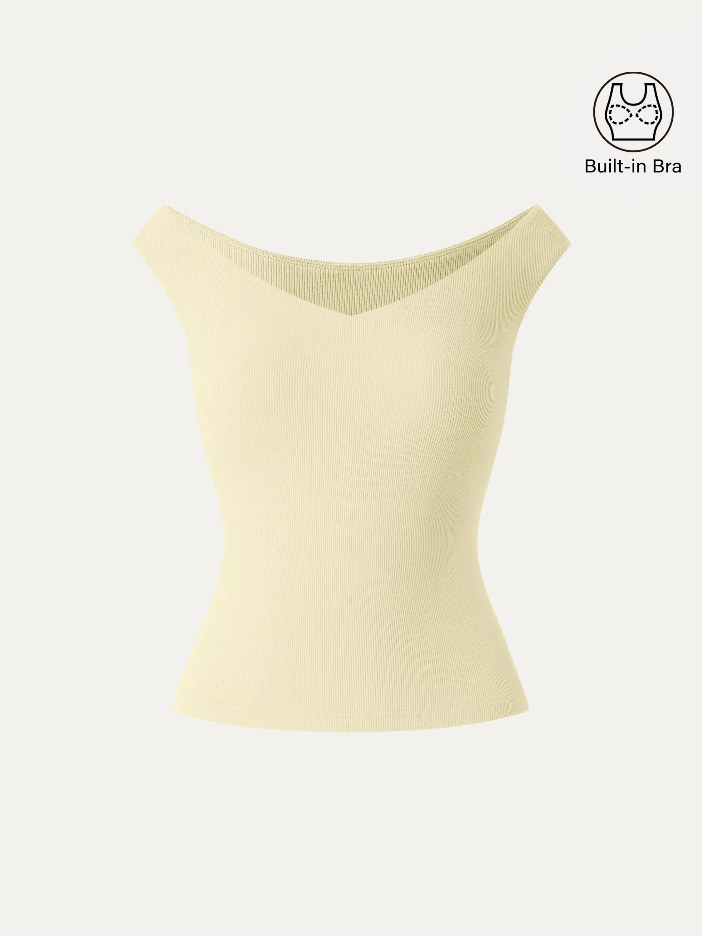 Essential V-neck New Airy Bra Top