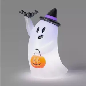 Light and Sound Ghost Halloween Decorative Prop 14"H- Hyde & EEK! Boutique (NEW)