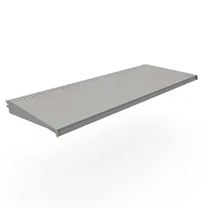 212 MAIN Lozier 9061540 Steel Powder-Coated DL Style Flat Shelves, 1x48x19 in, Silver, Pack of 2, Home Decor & Household Appliance Accessory