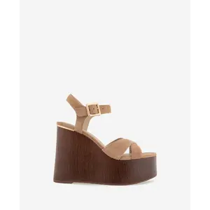 Taelyn Suede Platform Wedge Sandal