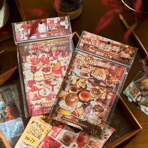 Sweet Cafe Japanese Dessert Sticker Books - 320 + Stickers per Book - 20 Pages in Each