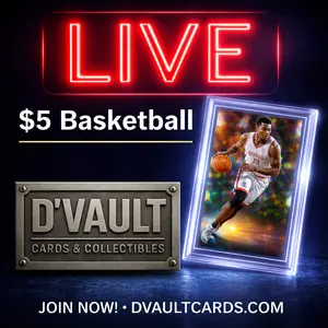 **Live ONLY**  $5 Basketball Card Value Lot