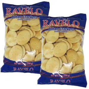 Ravelo Cuban Crackers Original 8 oz (2 Pack) | Authentic Galletas Cubanas Snack