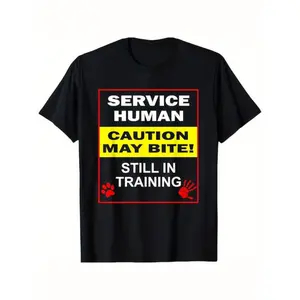 Summer t Shirts Emotional Support Human Do Not Pet - Service Dog Love Tee Garment