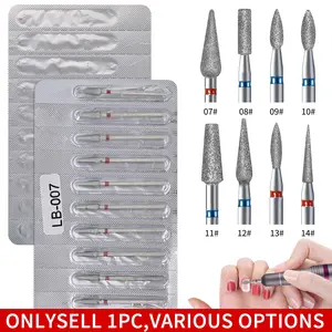 10pcs Milling Cutter for Manicure, Electric Nail Drill Bits, Pedicure Machine Accessory, Nail File, Gel Remover Tool, Nail Art Tools