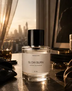 Moncioni Slow Burn Extrait de Parfum | Chestnut · Toba*co · Vanilla · Amber | Long Lasting Designer Inspired Fragrance for Men