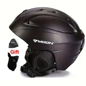 High-Quality PC+eps Ski Helmet with Lens, Adjustable Straps, Ventilation System, Ergonomic Design, Snowboard Helmet, Christmas Gift