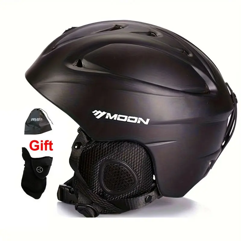 High-Quality PC+eps Ski Helmet with Lens, Adjustable Straps, Ventilation System, Ergonomic Design, Snowboard Helmet, Protective Headgear, Christmas Gift
