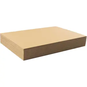Golden State Art, 25 Pack 9x12 Corrugated Cardboard Sheets, Flat Cardboard Pads for Packing, Mailing, Moving, Shipping, Crafts (1/16" Thick)