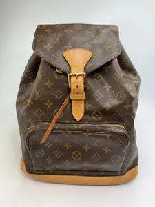 Pre-owned Louis Vuitton canvas Backpacks Montsouris GM