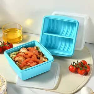 Silicone Soup Freezer Molds, Leakproof BPA-Free Microwave Safe, Perfect for Soups Sauces and Baked Goods, Set of 2