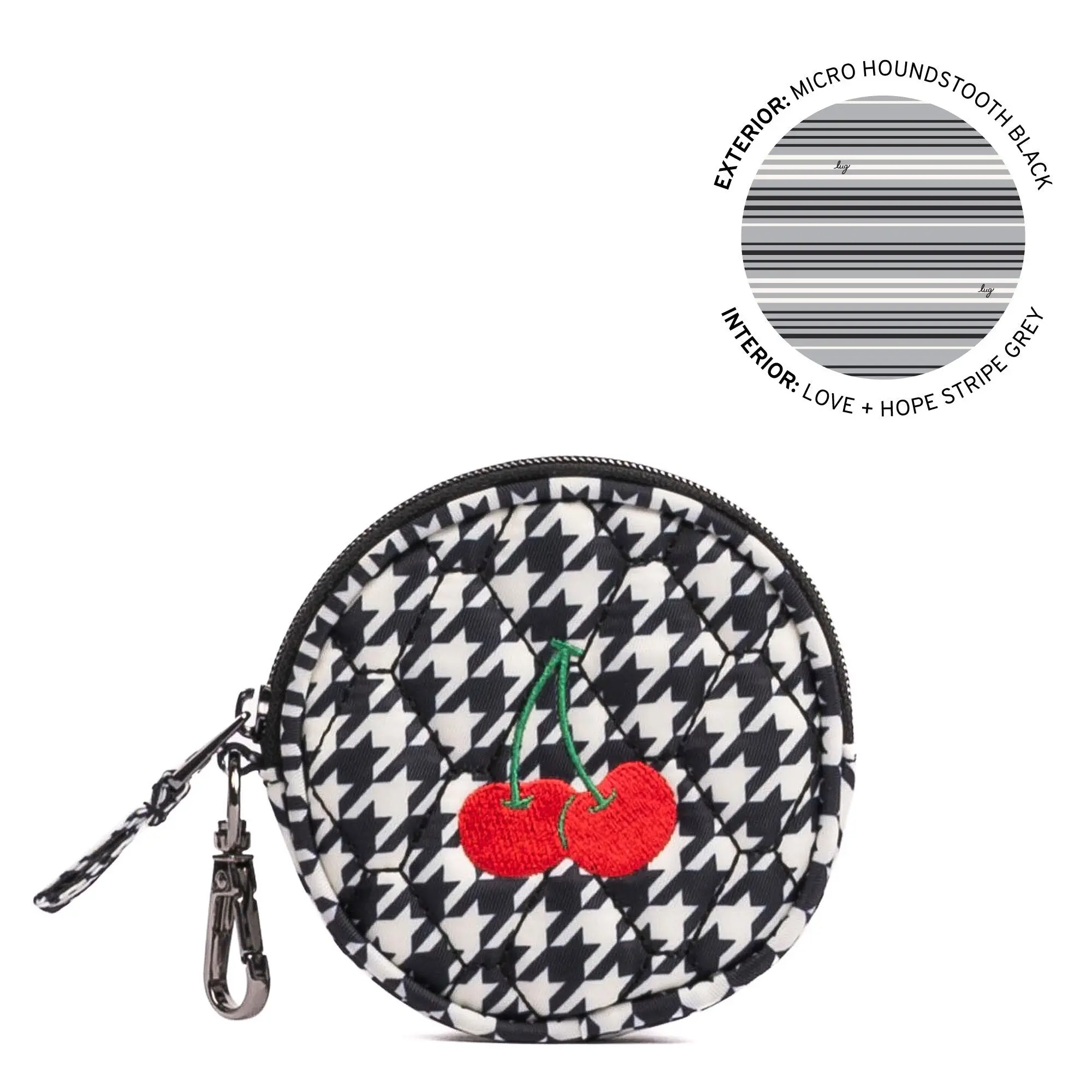 MICRO HOUNDSTOOTH BLACK