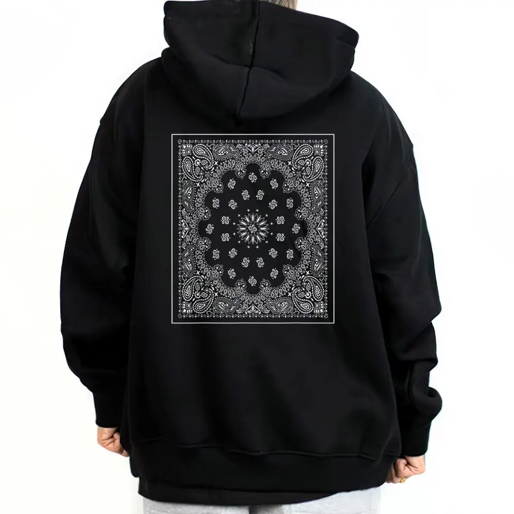 Blue Bandana Chicano Clothing San Diego Hoodie Medium Heavy Sweatshirt for Men & Women S-5XL Loose Fit Unisex Streetwear Top