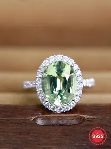 S925 Sterling Silver Elegant Ring, Fashion Zirconia Ring for Party, Daily Decor, Trendy All-match & Exquisite Jewelry for Birthday Gift